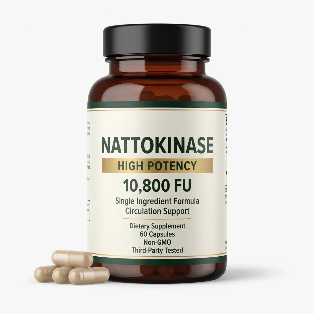 High-potency nattokinase, 10,800 FU